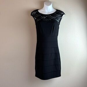 Sweet Storm Black Sleeveless Dress- Bodycon- Bandage Style Skirt Womens …